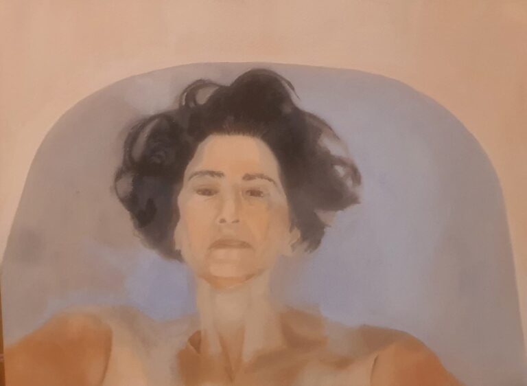 Painting-Realism-Baambat2-oil on paper 60X40cm